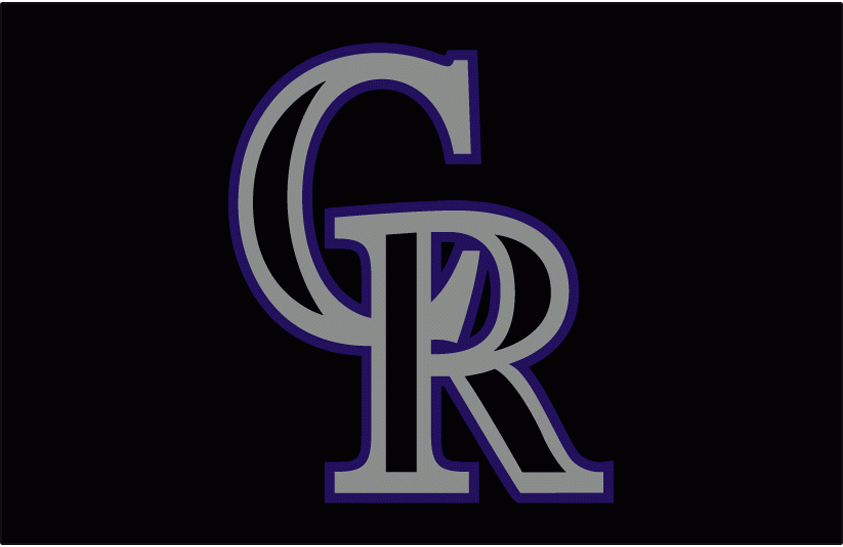 Colorado Rockies 2007-2012 Batting Practice Logo vinyl decal